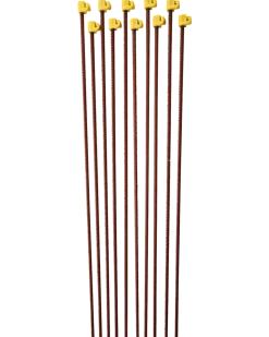 Stängselstolpe 145 cm röd 10 st