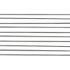 Stängselstolpe 145 cm svart 10 st