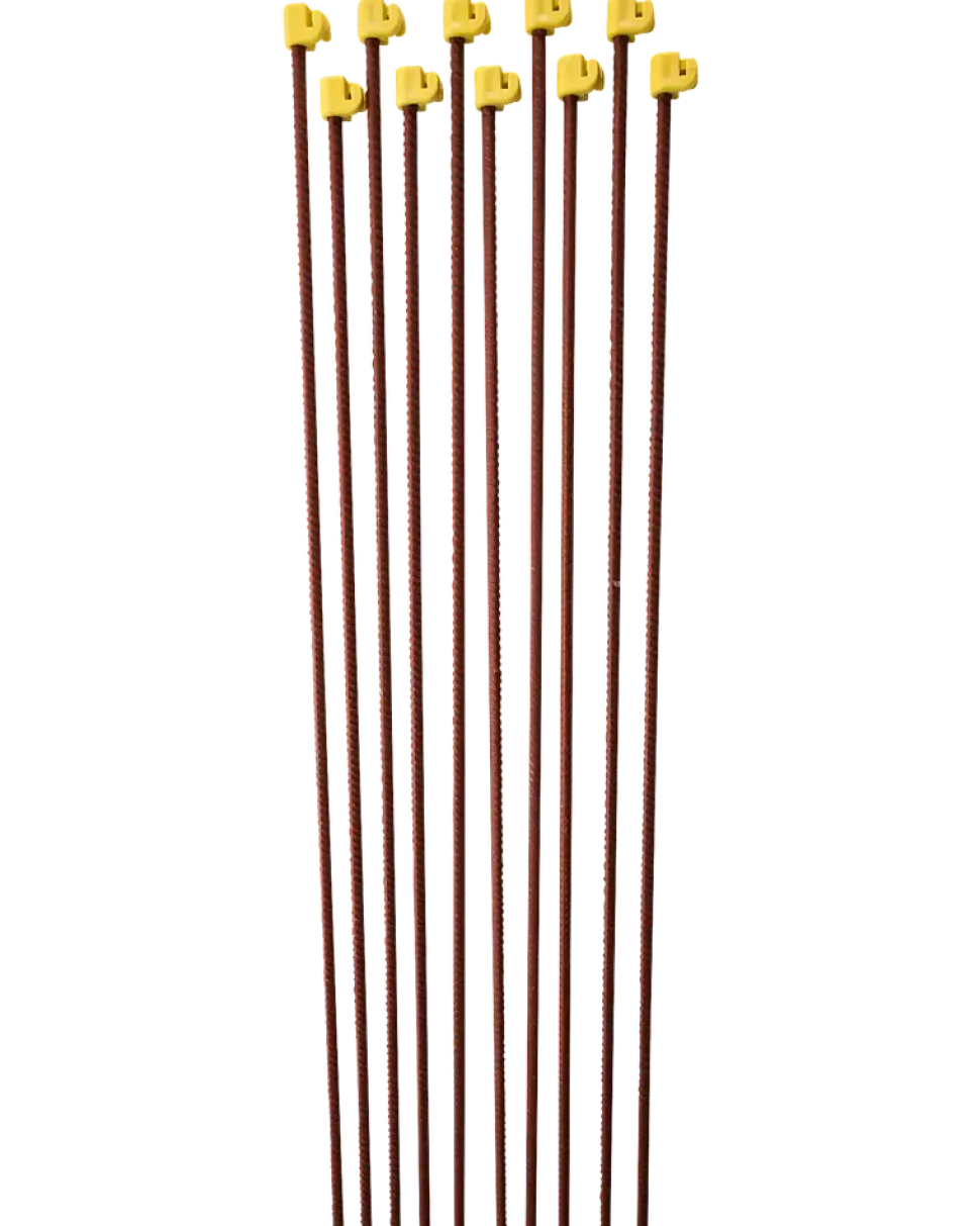 Stängselstolpe 8 mm 110 cm 10 st