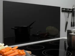 Stänkskydd 80 x 40 cm – svart