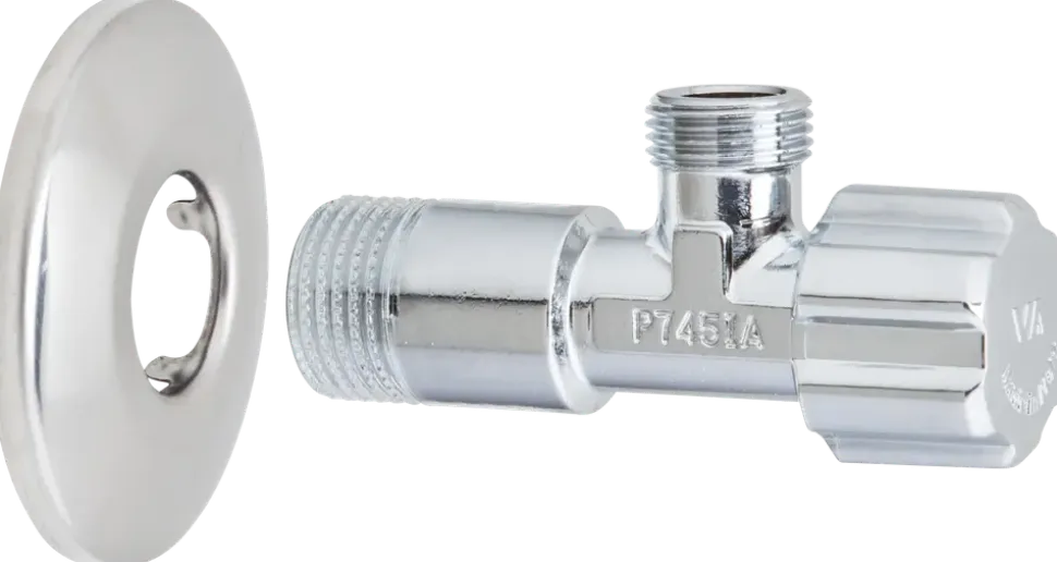 Stoppventil 1/2x3/8" rosett