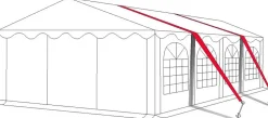 Stormset till paviljonger