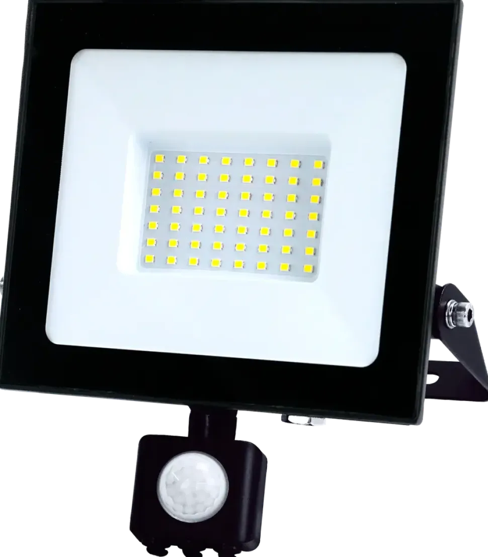 Strålkastare LED 50 W sensor