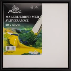 Svävarram målarduk 30x30 cm svart