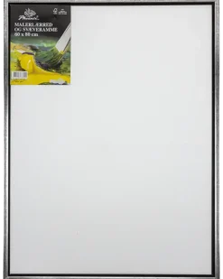 SVÄVARRAM MÅLARDUK 60X80 SILVE