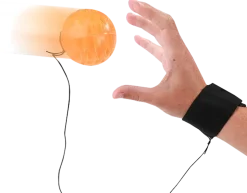 Swinging skip ball