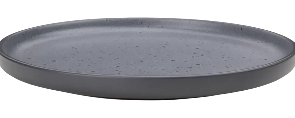 Tallrik stengods 26 cm grå