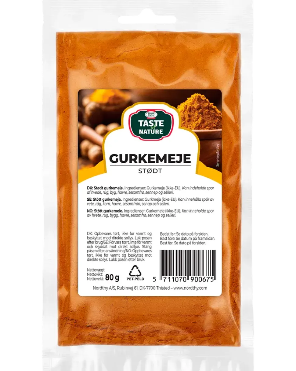 Taste of Nature - Gurkmeja mald 80 g