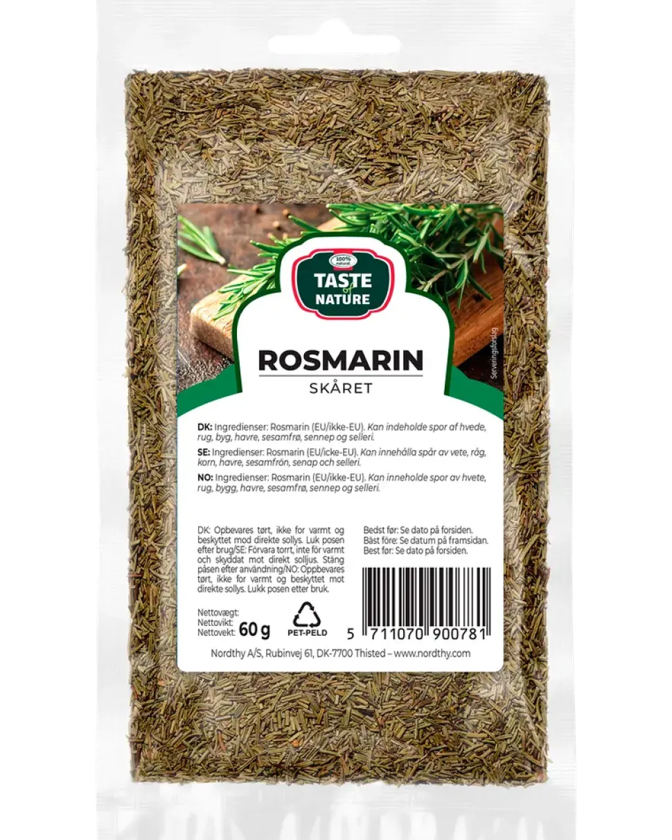 Taste of Nature – Rosmarin, hackad, 60 g