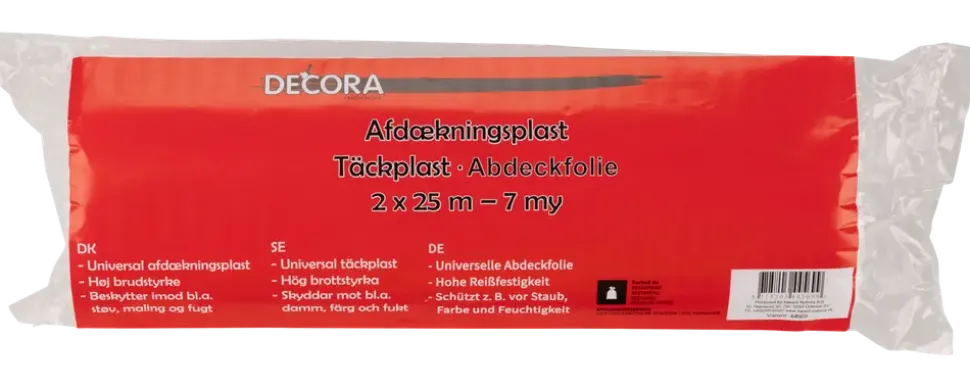 Täckplast 25 x 2 meter