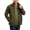 Teddyfleecjacka militärgrön L