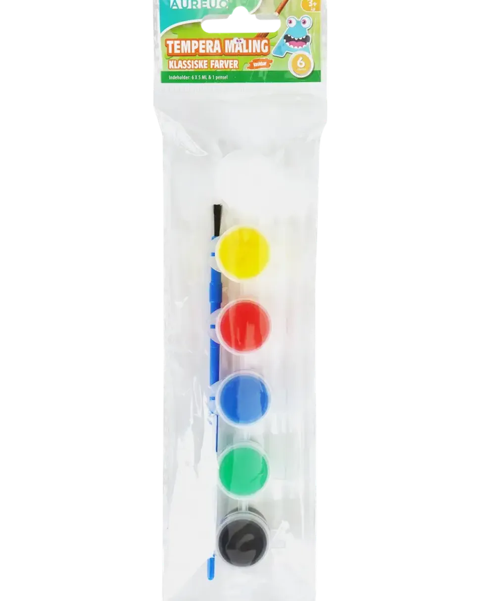 Temperafärg klassisk 6 x 5 ml