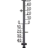 Termometer för vägg 41 cm