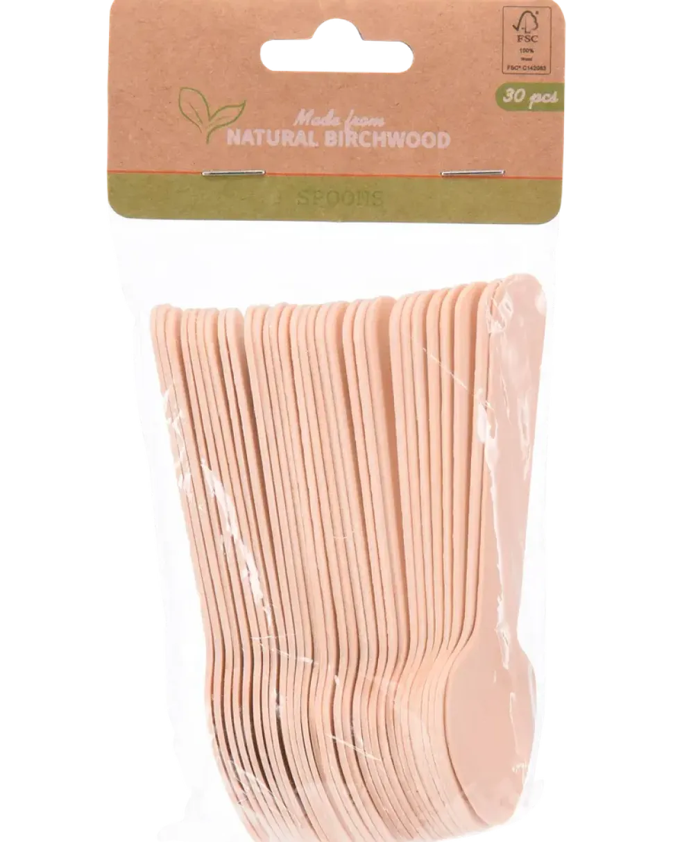 Tesked i trä 30-pack - Oval