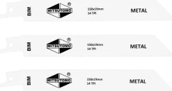 Tigersågblad metall 150 mm 3-pack