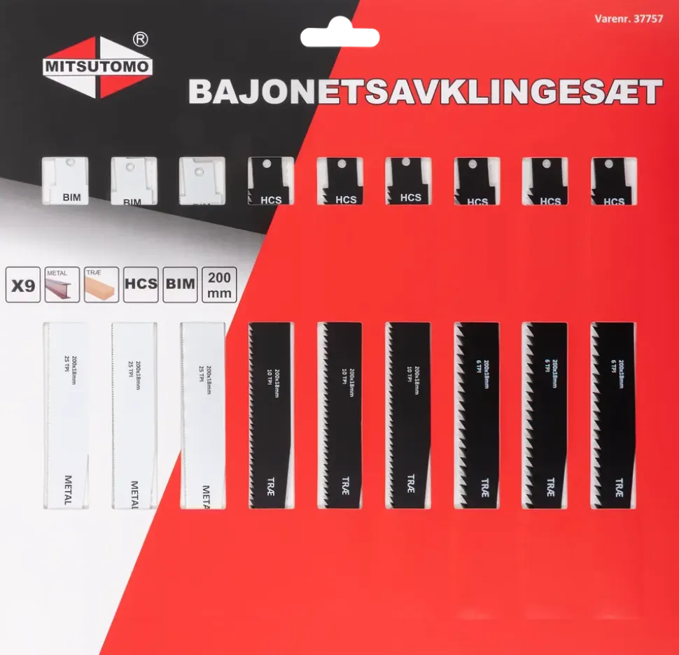 Tigersågblad 9-pack