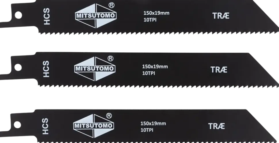 Tigersågblad trä 150 mm 3-pack