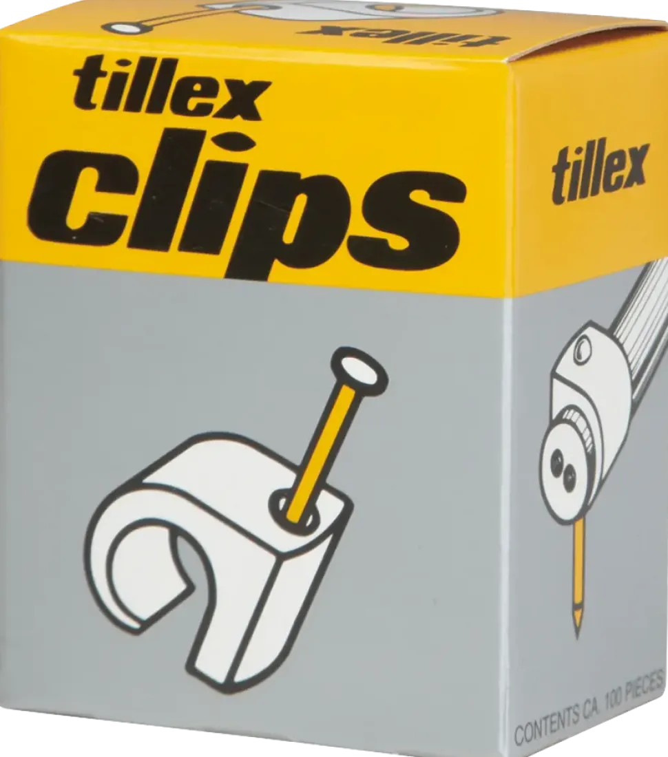 Tillex Clips 7-10 mm - grå