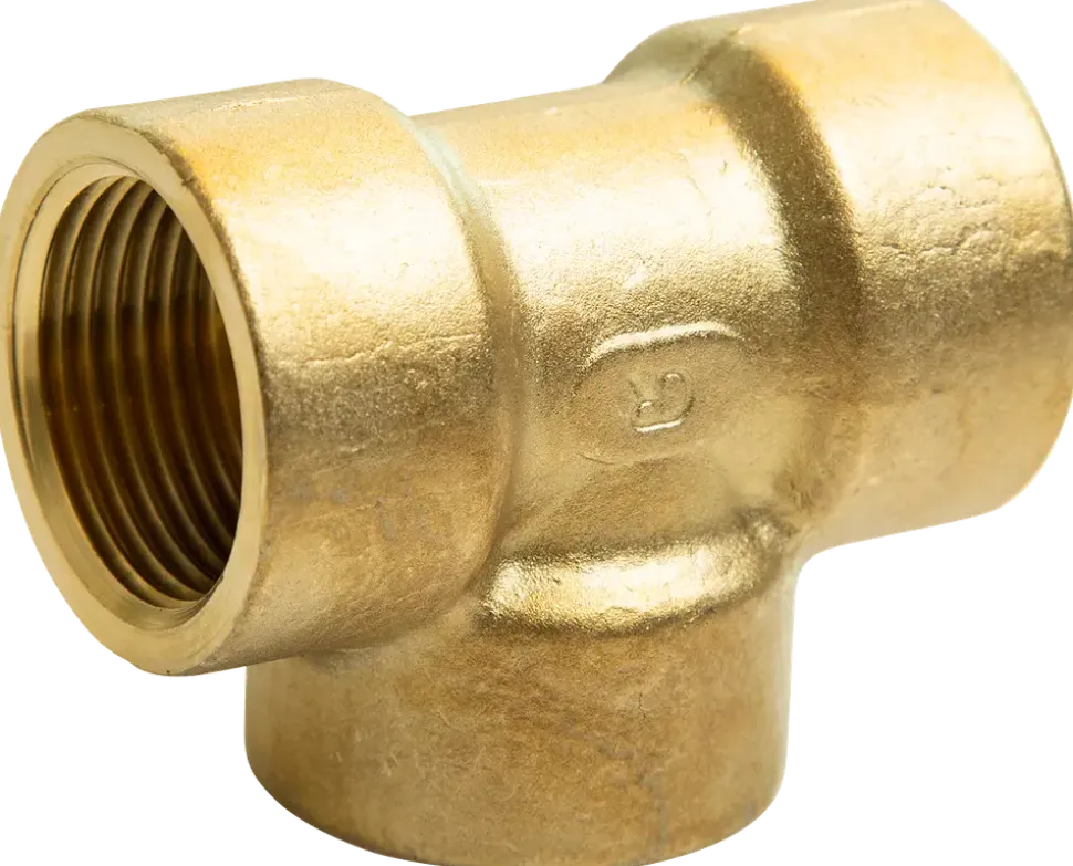 T-koppling 1/2" mässing