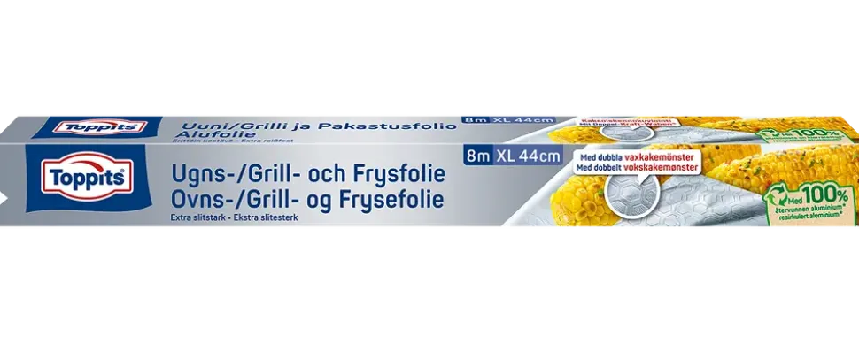 Toppits aluminiumfolie allround 8 m