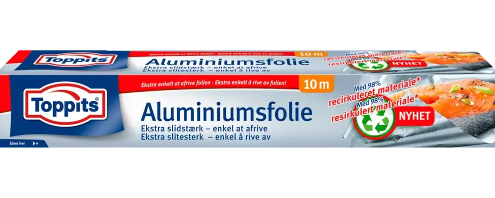 Toppits aluminiumfolie 10 m