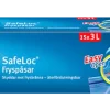 Toppits Safeloc fryspåse 3 L 15 st.