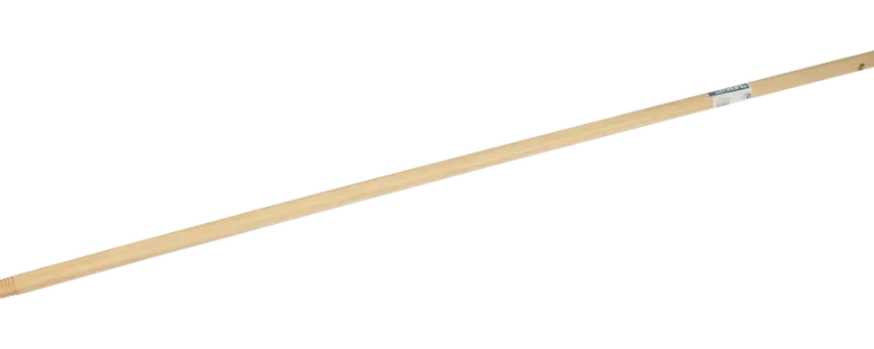 Träskaft med skruvgänga 120 cm