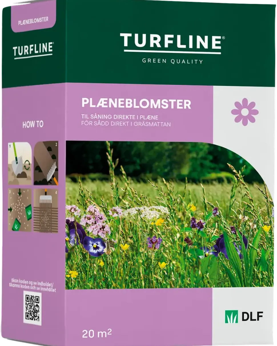 Turfline gräsmatta blommor