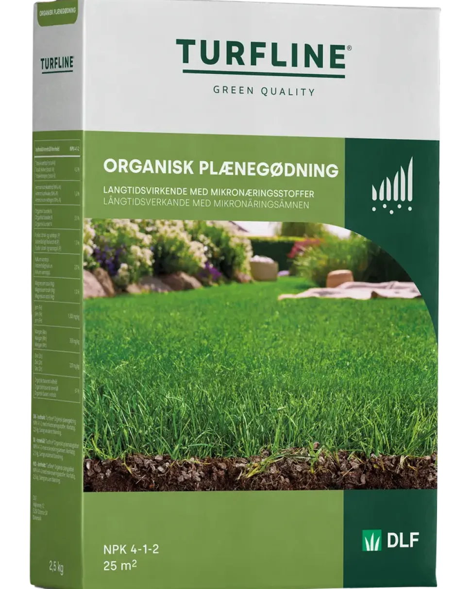 Turfline Organisk gödningsmedel för gräsmattor – 2,5 kg