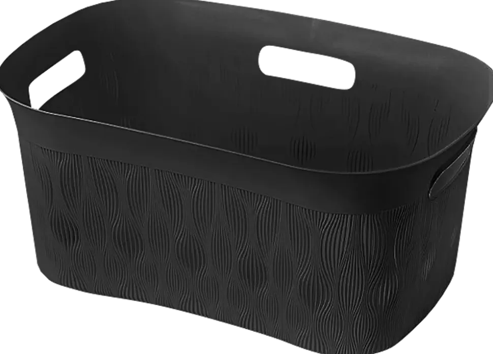 Tvättkorg 38 L - Svart