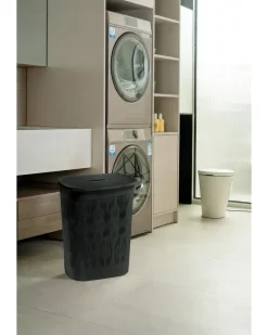 Tvättkorg 55 L - Svart