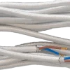 Tygkabel vit 5 m