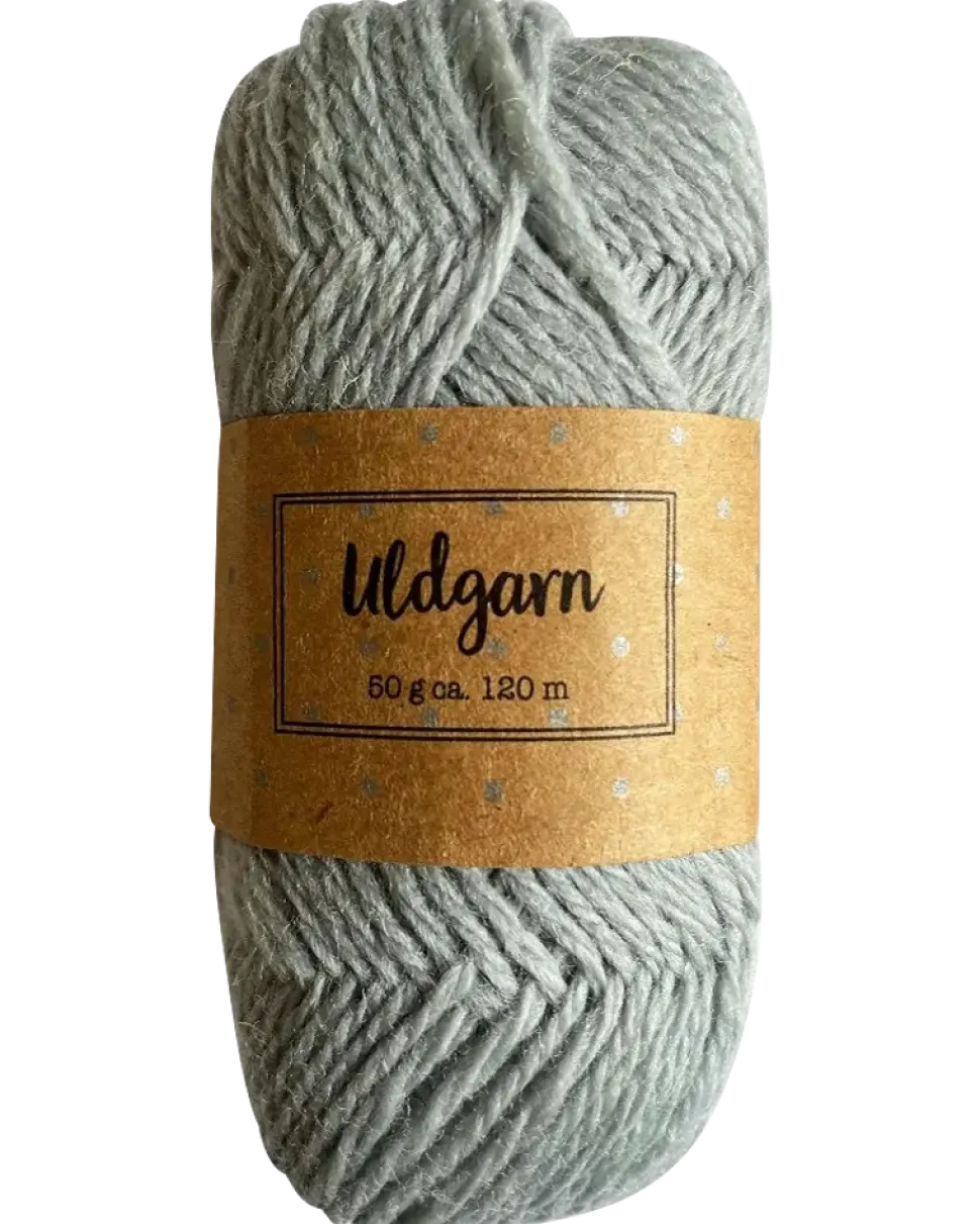 Ullgarn 50 g ljusgrå
