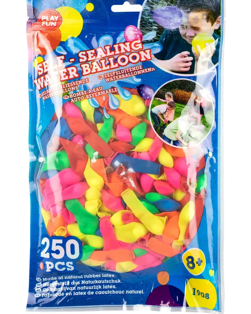 Vattenballonger självstängande