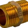 Övergångsnippel mässing 1/2"