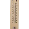Väggtermometer trä 22 cm