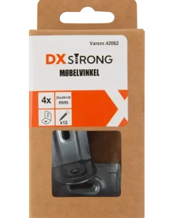 Vinkelbeslag 21 x 26 x 38 mm 4-pack