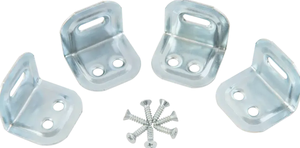 Vinkelbeslag 21 x 26 x 38 mm 4-pack