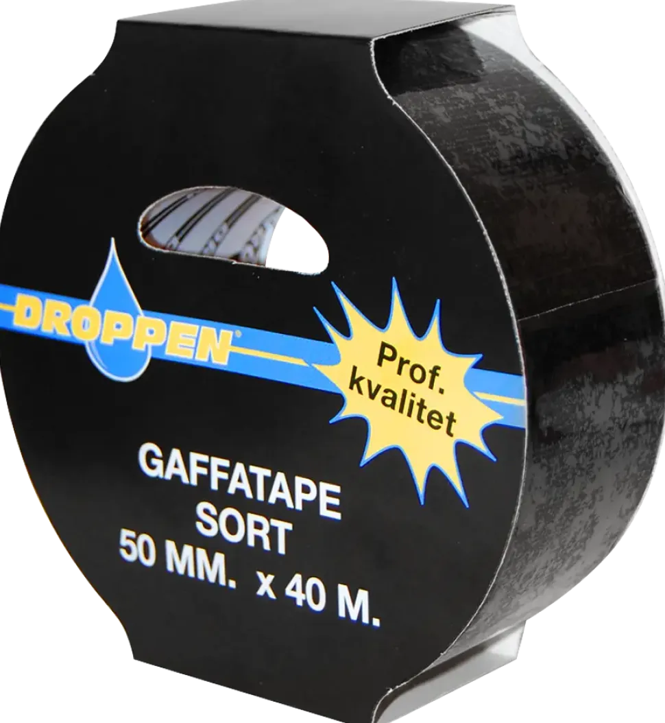 Vävtejp svart 50mm x 40 meter