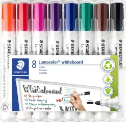 Whiteboardpenna, 8-pack – 2 mm