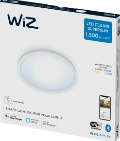 WiZ Plafond superslim Ø30cm 16W - vit